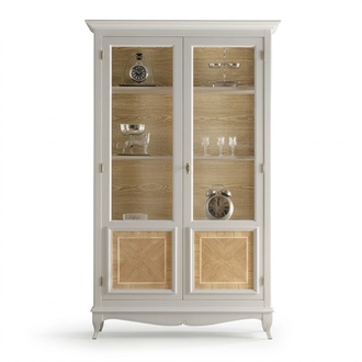 Luxus Vitrine Holz Schrank Esszimmer Klassischе Design Neu Möbel