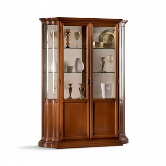 Luxus Vitrine Wohnzimmer Möbel Schrank Glas Vitrinen Designer Anrichte
