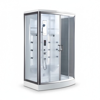 Luxusdusche Multifunktionsdusche Duschkabine Duschbox Wellnessdusche 142x92 cm