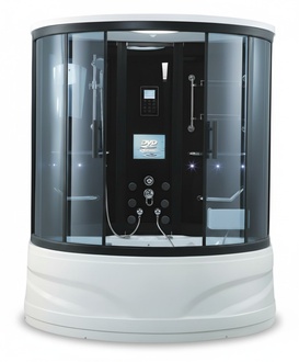 Luxusduschkabine Wellnessdusche Duschkabine Komfort-Dusche Duschbox 180x130 cm