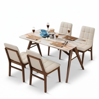 Marmor Ess Tisch Designer Wohn Zimmer Tische Holz Küche Italienische Möbel Neu
