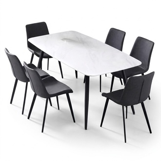 Marmor Ess Tisch Designer Wohn Tische Küche Italienische Möbel Neu