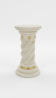 Medusa Säule Römische Säulen Marmor Skulptur Figur Deko Dekoration