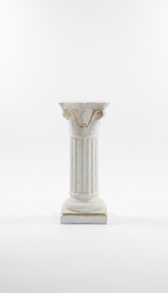 Medusa Säule Römische Säulen Marmor Skulptur Figur Deko Dekoration
