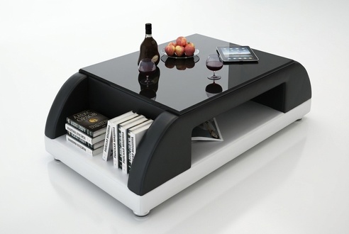 Modern Couch Polster Leder Tisch Wohnzimmer Beistell Glas Tische Kaffee Design