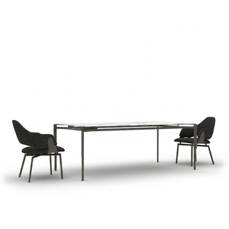 Modern Esszimmer Möbel Esstisch 4x Stühle Luxus Einrichtung Tisch Neu