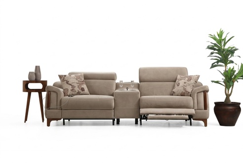 Modern Sofa Couch Designer Neu Möbel Luxus Wohnzimmer Polster Textil