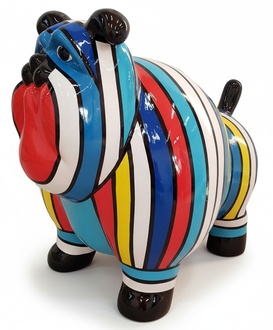 Moderne Dekoration Haus Garten Deko Figur Statue Skulptur Hund Abstrakt