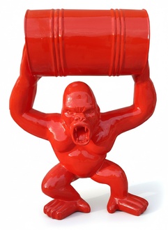 Moderne Dekoration Haus Garten Deko Figur Statue Skulptur Abstrakt Gorilla