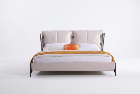 Moderne Design Hotel Bett xxl Betten Luxus Doppel Leder Kunstleder 180x200cm