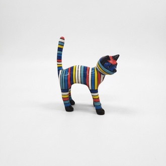 Moderne Skulptur Dekoration Abstrakte Figur Statuen Deko Statue Katze