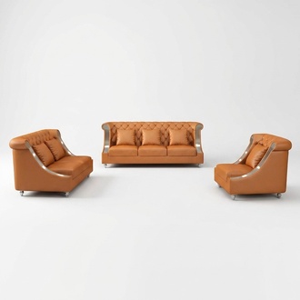 Moderne Sofa Couch 3 Sitzer Chesterfield Ledersofa Dreisitzer Couchen Sofas Neu