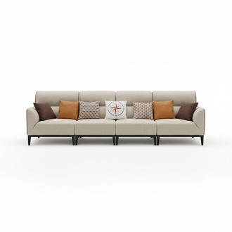 Moderne Viersitzer Couch Polster Design Sofa 4er Hocker Sitz Sofas Zimmer