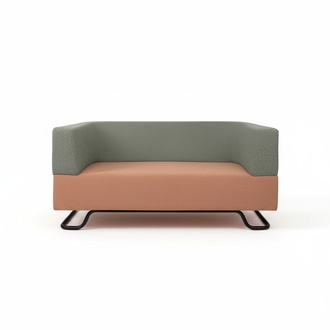 Moderner 2-Sitzer Wohnzimmer 2-er Polster Couch Wohnzimmer Luxus Couch