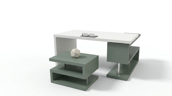 Moderner Büro Set Bürogarnitur Holzmöbel Schreibtisch Aktenschrank