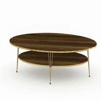 Moderner Couchtisch aus Holz in Braun