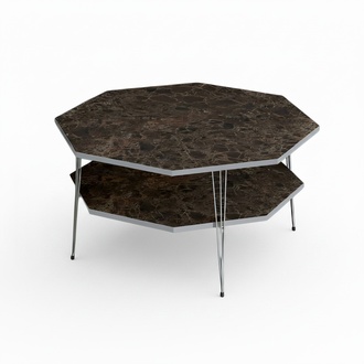 Moderner Couchtisch aus Holz in Braun