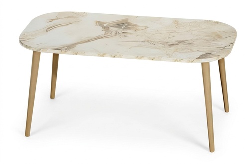 Moderner Couchtisch aus Holz in Beige