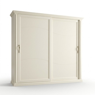 Moderner Kleiderschrank Schlafzimmer Holz Beige Schrank Luxus Möbel
