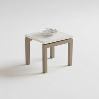 Moderner Kleiner Couchtisch Quadratischer Ablagetisch Design Holz Möbel
