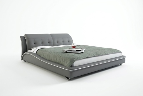 Modernes Design Bett XXL Betten Luxus Stil Doppel Hotel Leder 140 160 180x200cm