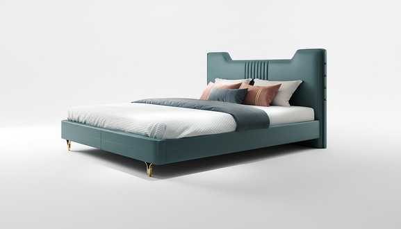 Modernes Holz Designer Bett Edles Möbel Doppel Betten Neu Schlafzimmer Polster