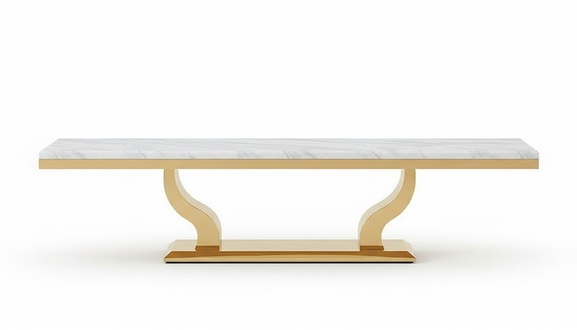 Modernes Sideboard tv Regal Edelstahl Kommode Board Neu Konsolen Tische 200x40cm