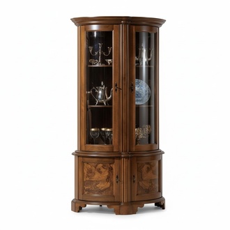 Möbel Glasschrank Vitrine Holz Vitrinen Glas Schrank Schränke Regale Italien
