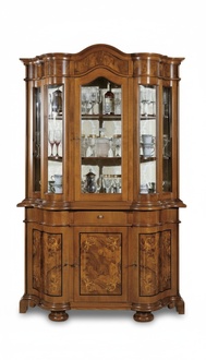 Möbel Glasschrank Vitrine Holz Vitrinen Glas Schrank Schränke Regale Italien