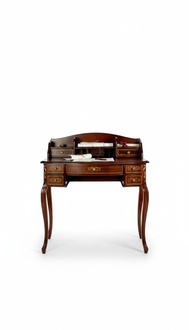 Möbel Sekretär Antik Barock Stil Luxus Tisch Büro Kommode Holz Italienische Möbel Neu