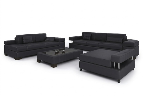 Multifunktion Sofagarnitur Ecksofa USB Design Sofa Couch Wohnlandschaft 3+2+1