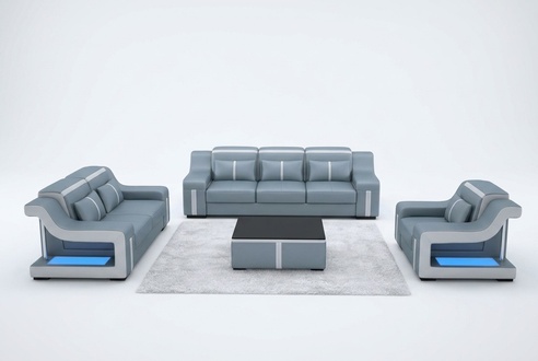 Multifunktions Couch Relax Polster Sofa 3+1+1 Sitzer Couchen Sitz Sofagarnitur