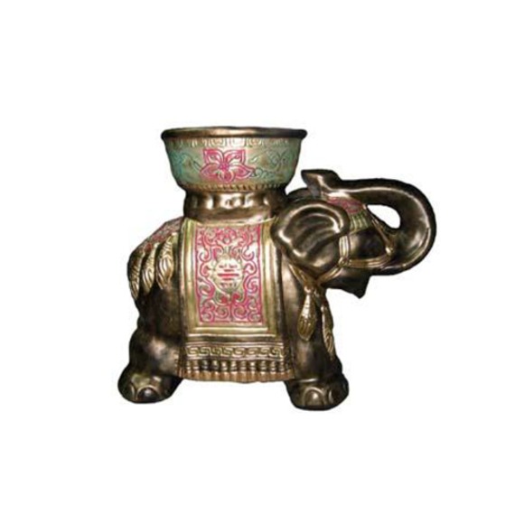 Deko Figur Statue Skulptur 43 cm Figuren Statuen Skulpturen Säulen Elefant
