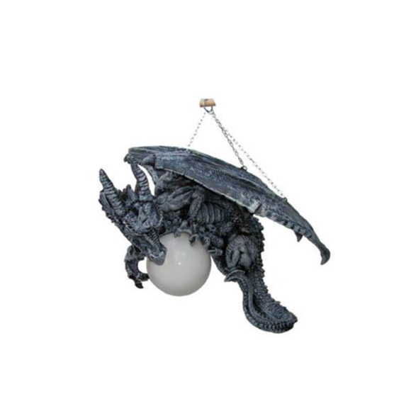 Drachen Deko Figur Statue Skulptur 34 cm Figuren Statuen Skulpturen Neu