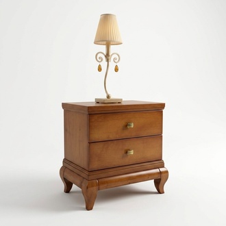 Nachttisch 2 Schubladen Beistelltisch Nachtschrank Kommode Konsole Holz