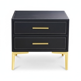 Nachttisch Luxus schwarz Schlafzimmer Neu Design Möbel Stil Modern