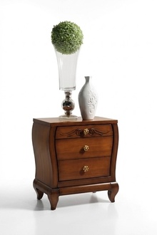 Nachttische Nachttisch Konsolen Beistell Tisch Nachtkonsolen Holz Design