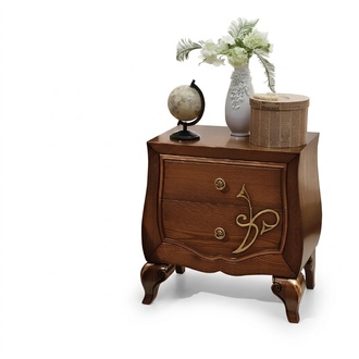 Nachttische Nachttisch Konsolen Beistell Tisch Neu Nachtkonsolen Holz Design