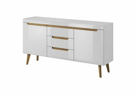 Moderne Holz Kommode Sideboard Kommoden Wohnzimmerschrank 160cm oards