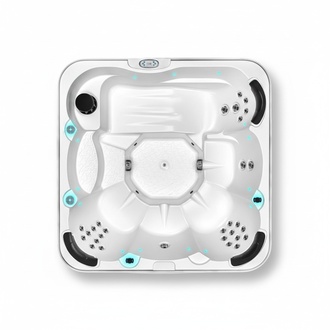 Outdoor Acryl Spa Whirlpool Whirlwanne Relaxpool Blubberbad 215x215 cm
