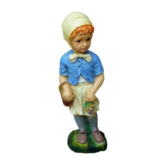 Deko Figur Statue Skulptur 78 cm Figuren Statuen Skulpturen Garten Mädchen