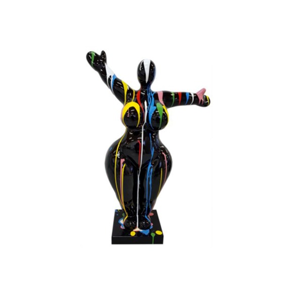 Moderne Wohnzimmer Dekoration Statue Skulpturen Abstrakt 85cm Bunte
