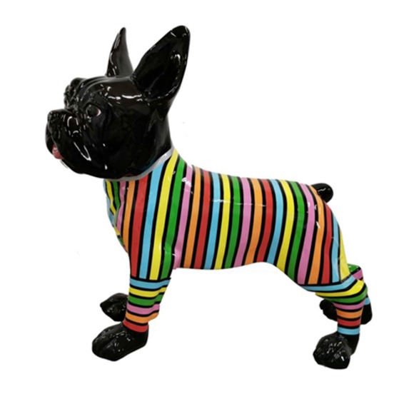 Moderne Skulptur Hund Figur Kunststoff Statuen Deko Statue 190cm Neu