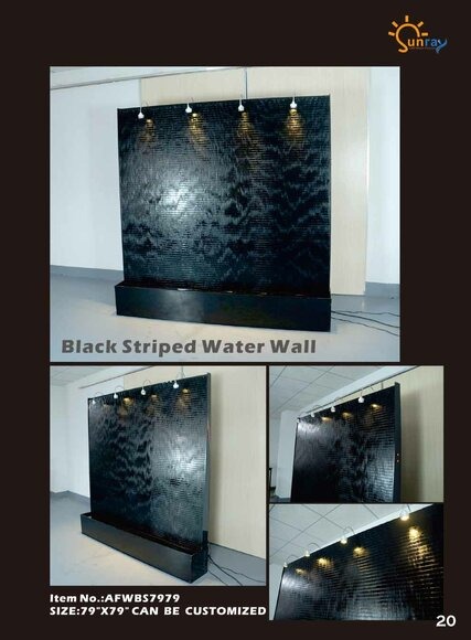Wasser Blasen Wandpaneel LED Wasserwand Wasser Wände Wand Waterwall 200x200cm