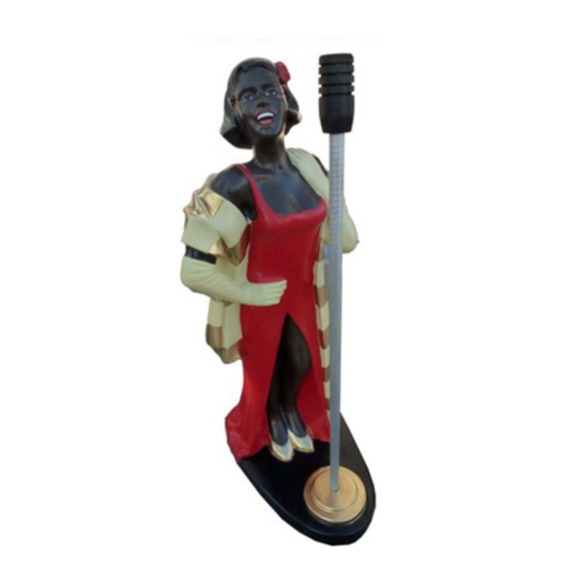 Design Sänger Figur Statue Skulptur Figuren Skulpturen Dekoration Jazz