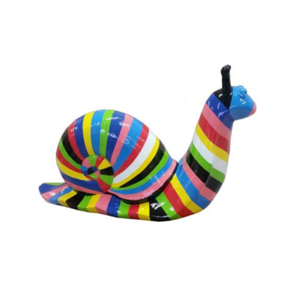 Luxus Designer Figur Bunte Statue 40cm Figuren Statuen Skulptur Neu Schnecke 1