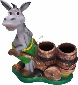Esel Figur Garten Statue Skulptur Figuren Skulpturen Dekoration Deko Neu