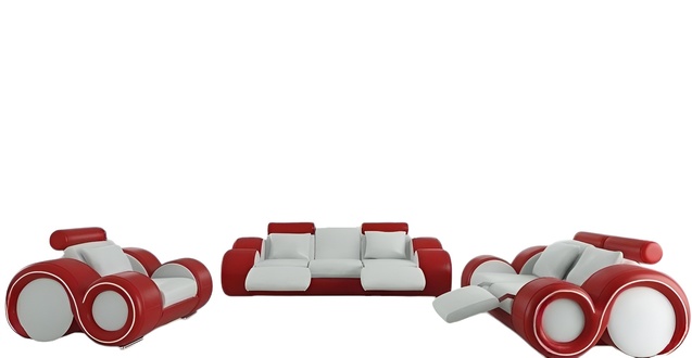 Patentiertes Design Sofagarnitur Komplett Wohnzimmer Sofa + USB Garnitur Set Neu
