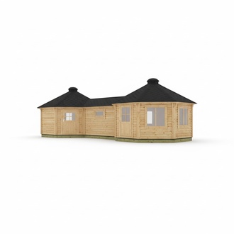Pavillon Gartenpavillon Grillkota Grillhütte Holz Rustikal Pavillons & Pergolen