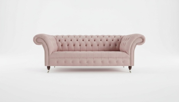 Pinke Designer Sofa Couch Polster XXL 3 Sitzer Big Sofas Couchen Textil